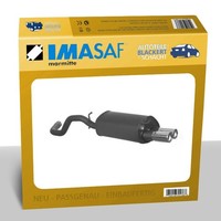 Imasaf Auspuff Sportauspuff für Seat Leon (1M1) 1.8 20V T/1.9 TDI 2X76Mm