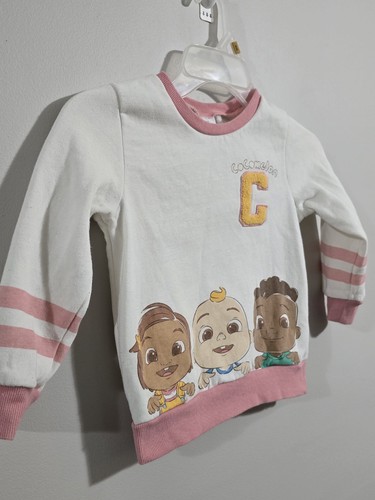 CoComelon Crewneck Sweatshirt Varsity Letter Big Graphic Youth Sz 5T - Picture 4 of 6