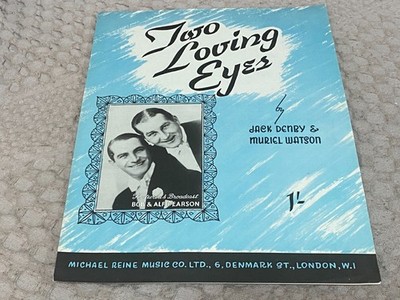 SMF46 NOTEN - BOB & ALF PEARSON : ZWEI LIEBEVOLLE AUGEN