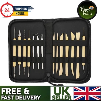 ARIATI 14pc Polymer Clay Tools Modelling Sculpting Tool Pottery Models Art Projects Set