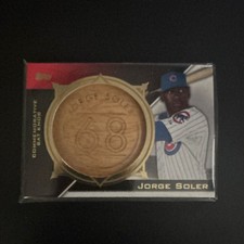 Topps 2015 Commemorative Bat Knobs Jorge Soler Chicago Cubs #CBK-25