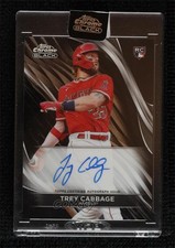 2024 Topps Chrome Black Auto Trey Cabbage #CBA-TC Auto 0f5t