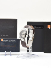 HAMILTON Ventura H245150 Automatic Brown Silver Men's Watch Dial 35mm