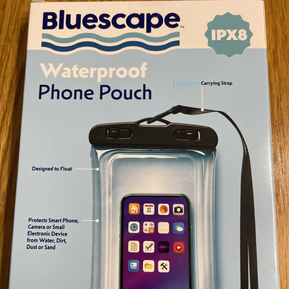 Bolsa protectora impermeable para teléfono Bluescape correa de transporte diseñada ro flotador se adapta a la mayoría Foto 2 de 4