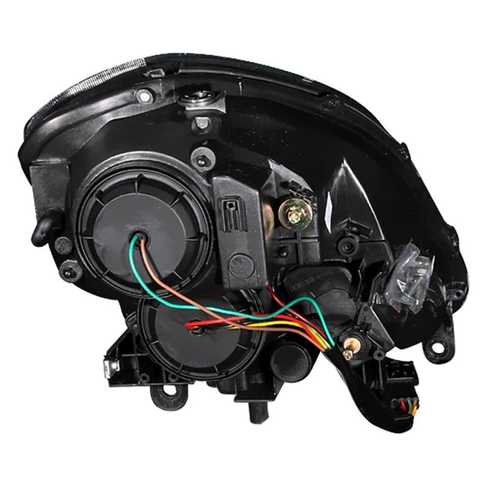 For Infiniti G35 2003-2005 Anzo Driver & Passenger Side Black Euro Headlights Foto 2 de 2