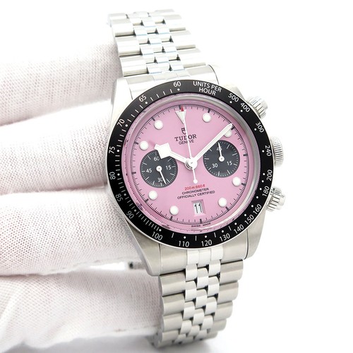 Tudor 79360N Black Bay Chronograph with Pink Dial