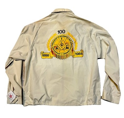 Rare International Association of Machinists Aerospace Vintage 80s Jacket NOS