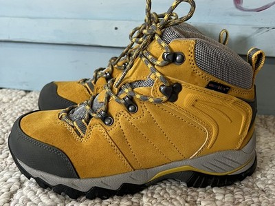 Clorts Women's Size 7.5 Yellow Uneebtex Hiking Climbing Boots Style HKM-822F