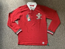 Rhino Wales Rugby Shirt New Size Medium Thick Quality Vintage Style 80/90s