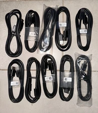 Lot of 10 - Brand New DELL DisplayPort Male to Male 1.8M Cable 6’ 5K1FN15501