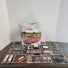 Open Box Lindberg 1961 Impala SS 409 Convertible 1:25 Scale Model READ 