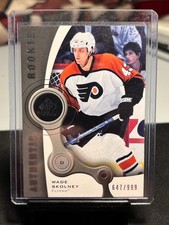 2005-06 SP Game Used Edition Authentic Rookies /999 Wade Skolney #165 Rookie RC