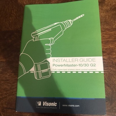 Visonic Powermaster GTX Alarm Installationsanleitung Buch