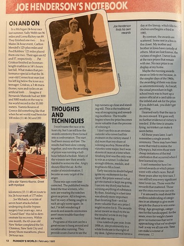 1985 Runner’s World February Bruce Dern, Mary Decker - Picture 15 of 24