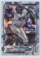 2021 Bowman Sapphire Chrome Prospects Aqua Refractor /99 Vidal Brujan n1u