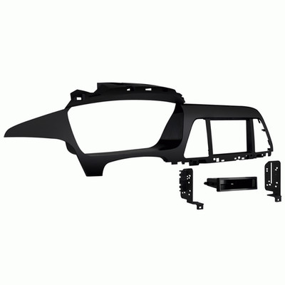 Metra DP-7363B Double DIN Black Stereo Dash Panel with Message Center