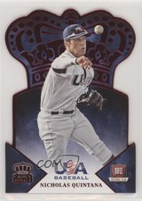 2015 Panini USA Baseball Crown Royale Red 11/50 Nick Quintana Nicholas #40 0nr3