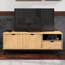 Scandian TV Unit Large Widescreen Video Media Entertainment Stand