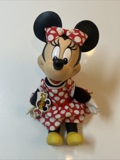 Vintage 14" Minnie Mouse Rubber Head Shoes Soft Body Mouseketoys Disney Doll