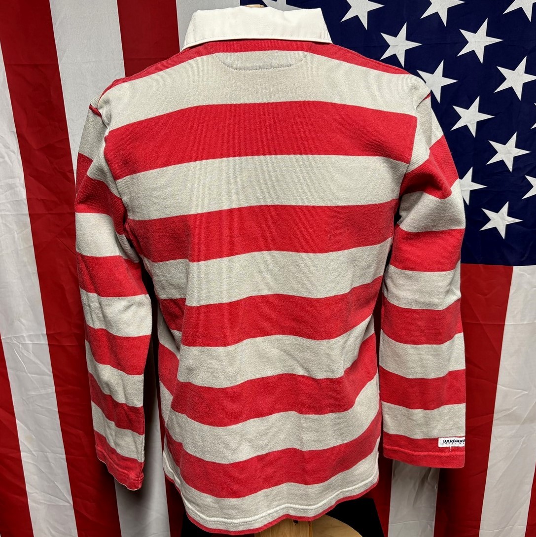OHIO STATE University rugby shirt Barbarian striped Buckeyes