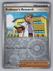 Professor's Research [Professor Oak] 122/131 Reverse Holo Common SV: Prismatic Evolutions