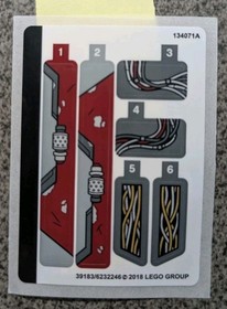 LEGO Marvel Super Heroes Sticker Sheet Lot 76004 76015 76032 76037 76109 OEM