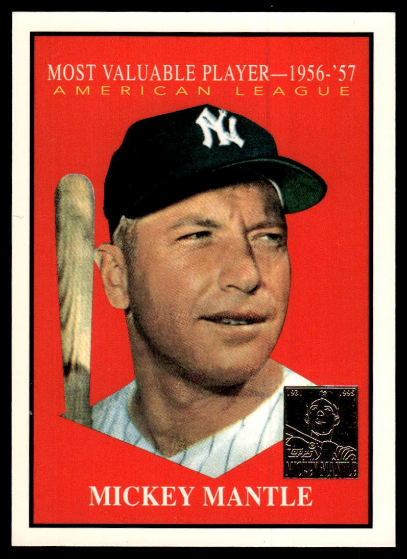 1997 Topps #31 Mickey Mantle Mickey Mantle Commemorative Reprints