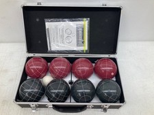 Sportcraft Bocce Ball Set With Carrying Case & Instructions