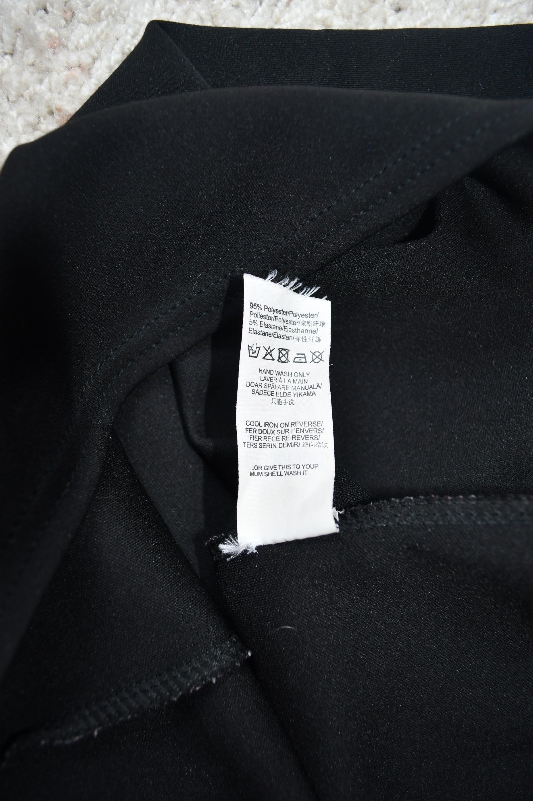 BLACK MISSGUIDED POLYESTER ELASTANE DRESS SIZE 4 - image 7