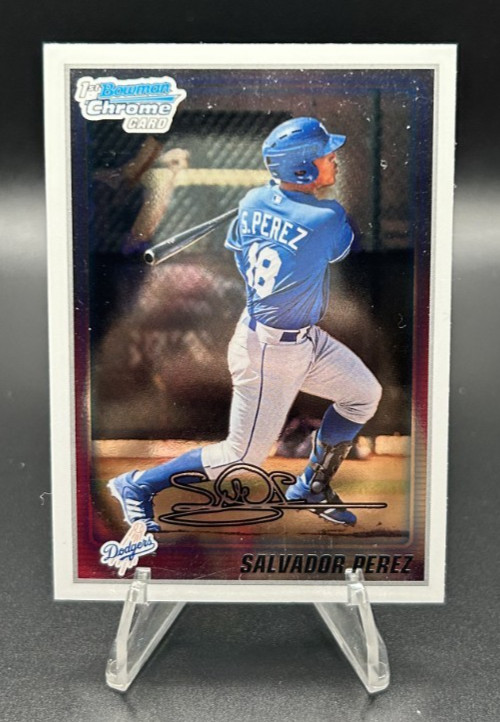 2010 Bowman Chrome Prospects Salvador Perez RC 1st #BCP124 Kansas City Royals