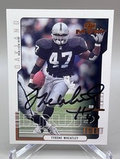 ON CARD AUTO! 2000 Upper Deck MVP - Tyrone Wheatley #122 - Raiders-Michigan