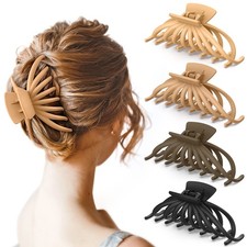 Hair Clips for Thick Hair, 4 Pack - Extra Large Hair Claw Clips for Women, 4.75"