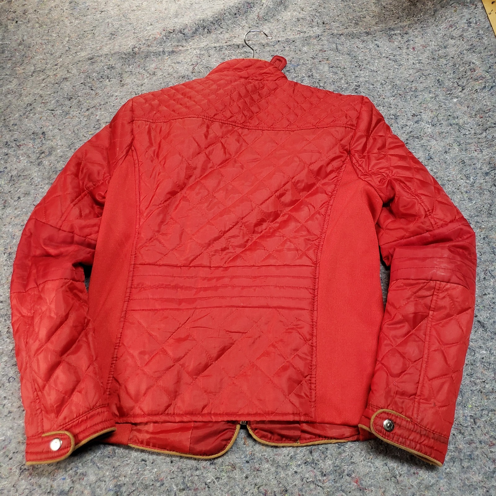 Baccini Red Jacket Size Small square pattern. - image 7