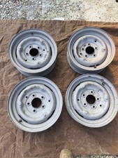 Commer Van Dodge Spacevan 15 Inch Steel Wheels shot Blasted