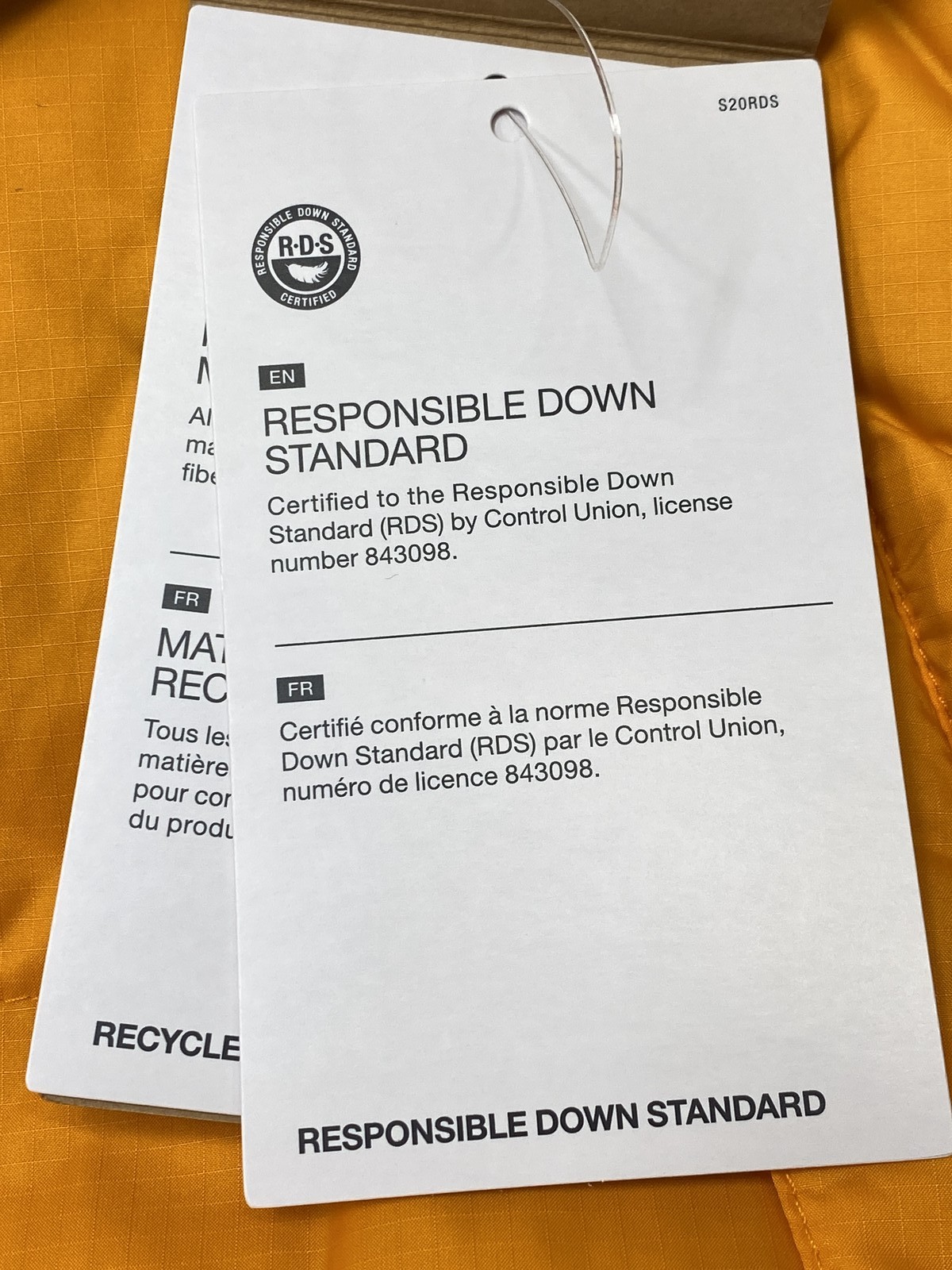 The North Face Mens Coat Cone Orange Size XL 1996 Retro Nuptse Puffer Jacket thumbnail 7