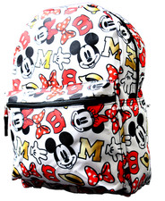 Disney Mickey Mouse 16 inch Large School Backpack Book Bag All Print