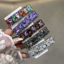 for For Women's Rhinestone Hair Clips Lightweight Non-Slip Design for Daily Wear