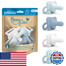 Dr. Brown'S Dr. Browns Happypaci 100 Silicone Baby Pacifier Contoured One-Piece