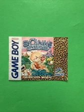 Bonk's Adventure Nintendo Game Boy 1992 Instruction Booklet / Manual