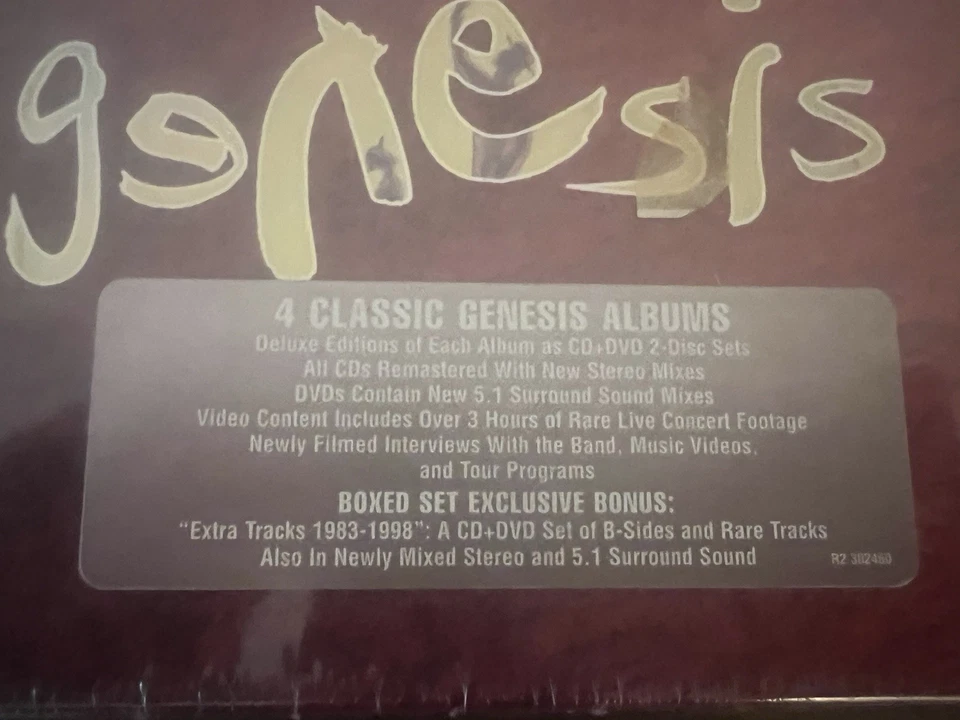 Genesis 1983-1998 Box Set 5CD/5DVD (2007 Limited Edition) Brand New Sealed - Image 2 of 4