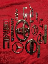 14 Assorted Car Emblem Lot . Used 14 Assorted Car Emblem Lot . Used