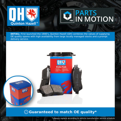 Brake Pads Set fits CHEVROLET CRUZE 1.7D Front 2012 on QH 13301207OE 13412807