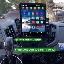9.7" For Ford Transit Custom 2013-2019 Car Radio Android 14 GPS Stereo Navi 64GB