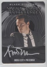 2025 James Bond Black Diamond Metal Array 75/99 Andrew Scott #MA-SC Auto 02aj