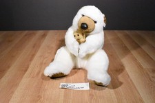 Dakin White Bear with Brown Baby Bear Plush 310-3671