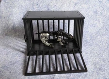 KFC - KP-05 - Cassette Beast Metallic Black Cage 3rd Party Transformes