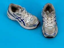 ASICS Gel-1130 PS Kids Sneakers Size 11 White Asics Blue Silver 1204A170