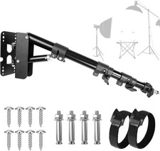 Wall Mounting Triangle Boom Arm for Ring Light, Support 180  Flexible Rotation