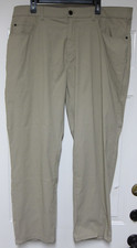 Members Mark Denali Straight Fit Beige Performance Pants 40x30 NWT