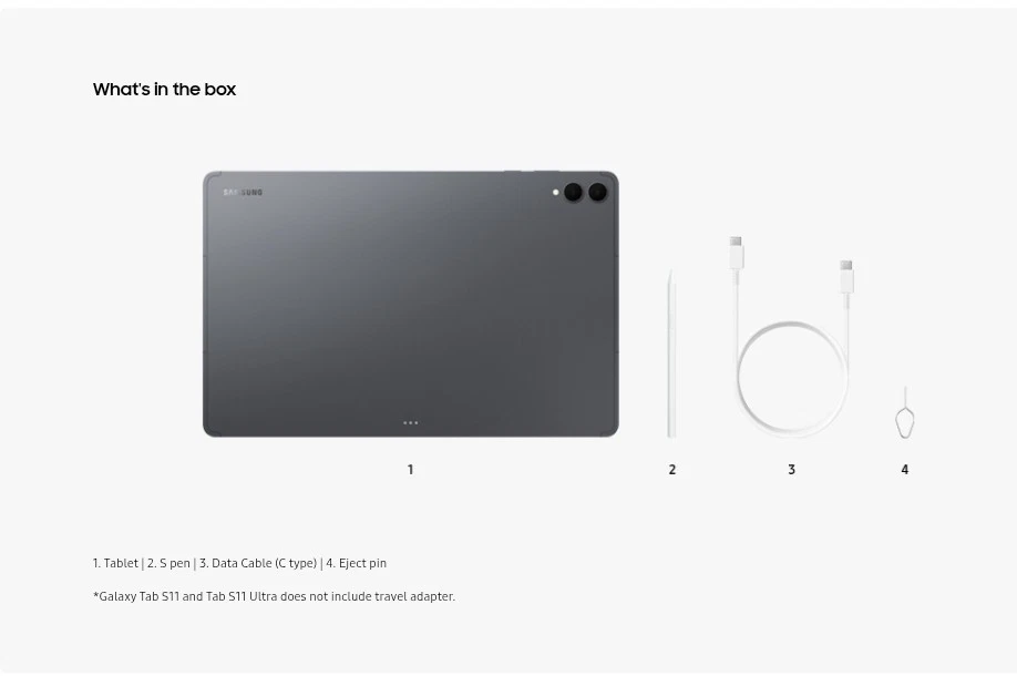 Samsung Galaxy Tab S11 Ultra 1TB Wi-Fi New Sealed UK Stock Samsung Warranty - Image 2 of 2